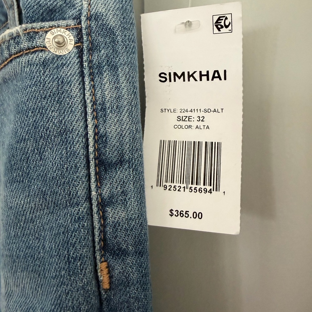 Simkhai Women's Blue Jeans Sz 32 NWT